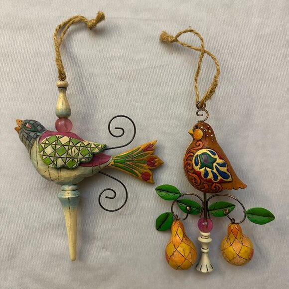 Jim Shore Heartwood Creek, Twelve Days of Christmas Ornament Set - Picture 2 of 16